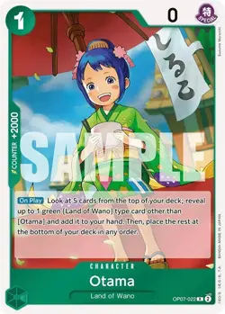 Otama OP07-022 Rare 500 Years in the Future One Piece Foil Lightly Played - Image 1