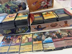 Disney Lorcana Cards Bulk Lot 500+ Regular & Foil Mixed Random Card Lot TCG - Image 1