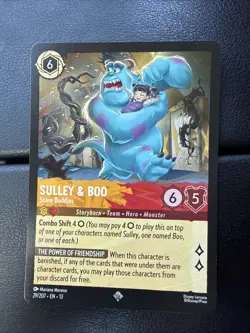 Disney Lorcana Sulley & Boo - Scare Buddies 29/207 Nm SHIPS TODAY - Image 1