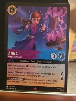 Disney Lorcana TCG - Reign of Jafar: Anna (072/204) - Rare - Near Mint - Image 1