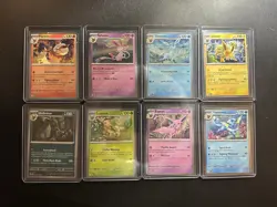 Prismatic Evolutions 8 Cosmos Promo Cards - Costco Mini Tin Promos Set Lot Holo - Image 1