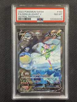 Pokemon Cards PSA 8 NM-MT Hisuian Lilligant V Astral Radiance Swsh 2022 163/189 - Image 1