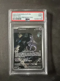 PSA 9 Mewtwo SVP 052 151 Ultra Premium Collection Promo Pokemon Card - Image 1