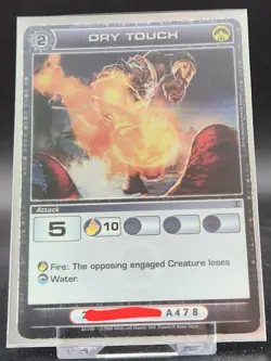 Chaotic Card : Dry Touch Alliances Unraveled AU Rare Attack - Image 1