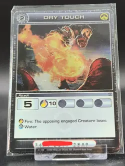 Chaotic Card : Dry Touch Alliances Unraveled AU Rare Attack - Image 1