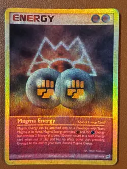 Magma Energy 87/95 Team Magma vs Team Aqua Reverse Holo Pokemon Card MP - Image 1