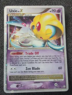 Pokemon Uxie Holo Card TCG LV.X Legends Awakened 146/146 - Image 2