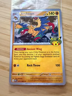 SEALED Pokemon Archeops Promo Card 051/086 Field Museum Chicago Fossil Museum - Image 2