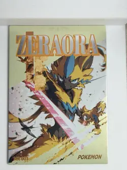 Pokemon EIF Zeraora MR-003 Holographic CCG Card Ink Shadow Art Shiny New Release - Image 1