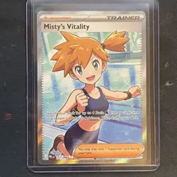 Misty’s Vitality Trainer Card Ultra Rare 111/084 NM - Image 1
