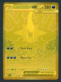 *PACK FRESH* Mega Darkrai ex Pitch Black 120/084 Pokemon Card B5 - Image 1