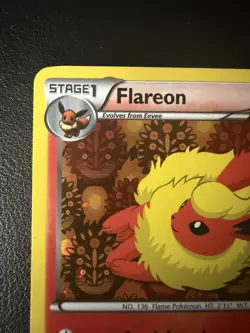 Pokemon TCG Card Rare Flareon BW88 Black & White Promo Holo 2013 NM - Image 5