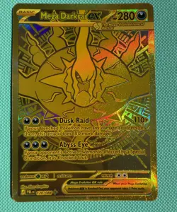 Pokemon TCG Card game - Mega Darkrai ex 120/084 Gold NM English - Image 1