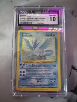 2023 Pokemon Trading Card Game Classic #009 Articuno - Holo CGC Gem Mint 10 - Image 1