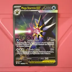 Mega Starmie Ex SIR Perfect Order Pokemon Card - Image 1