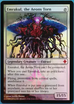 Emrakul, the Aeons Torn (Prerelease) FOIL Rise of the Eldrazi NM CARD (522050) - Image 1