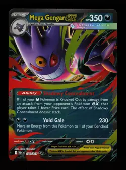 Mega Gengar ex 125/217 Holo Double Rare Ascended Heroes Pokemon Cards - Image 1
