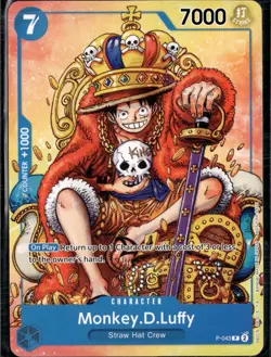 Monkey.D.Luffy (Convention Promo 2024) P-043 One Piece Promotion Cards NM - Image 1