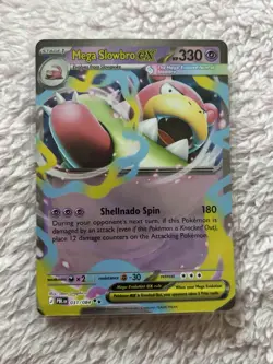 Pokemon Pitch Black Mega Slowbro ex 031/084 Double Rare Holo Card NM - Image 1