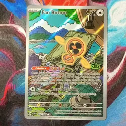 Ascended Heroes Fan Rotom 250/217 Illustration Rare IR Full Art Pokemon Card NM - Image 1