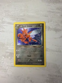 Pokemon Dark Scizor TCG Holo Rare Card 9/105 Neo Destiny - Image 2