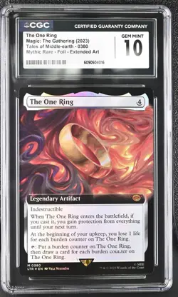 The One Ring (CGC GEM MINT 10) - Extended Art - Foil - MTG Lord of the Rings - Image 1