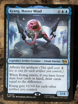 MTG TCG TMNT Krang, Master Mind 0043 Regular Rare - Image 1