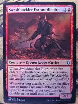 Swashbuckler Extraordinaire 198 Commander Legends: Baldur's Gate Magic: Foil NM - Image 1