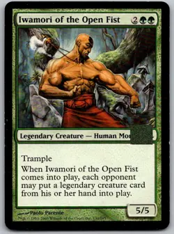 Iwamori of the Open Fist 130 Rare Betrayers of Kamigawa Magic: The Gathering LP - Image 1