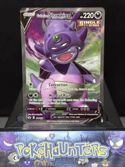 Pokemon Card Galarian Slowking V 178/198 Full Art Ultra Rare Chilling Reign NM - Image 1