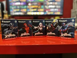 Magic the Gathering Spiderman Welcome Decks Complete 5 Deck Set Sealed - Image 1