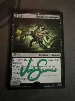 MTG Gerlaf’s Messenger Secret Lair ARTIST PROOF SIGNED - Image 1