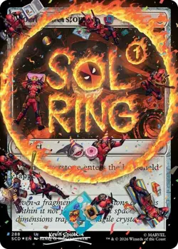 1x MTG Sol Ring (288) - Pool Party Foil Near Mint, English - Secret Lair Drop Se - Image 1