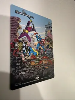 Final Showdown (Borderless) Marvel Universe Eternal-Legal Regular Mtg M/NM - Image 2