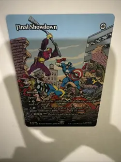 Final Showdown (Borderless) Marvel Universe Eternal-Legal Regular Mtg M/NM - Image 5