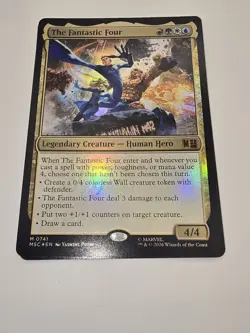 The Fantastic Four Commander: Marvel Super Heroes Foil - Image 1