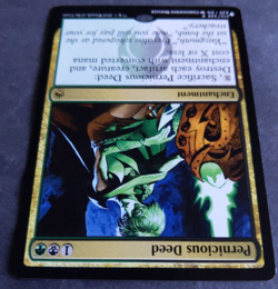 MTG Pernicious Deed | The List Reprints | NM | Commander | Golgari Enchantment | - Image 3