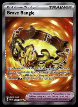 Brave Bangle 104/084 Ultra Rare Pitch Black Pokemon Holo Near Mint - Image 1