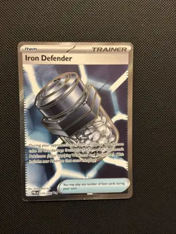 Iron Defender 110/084 Holo Pokemon Pitch Black - NM - Image 1