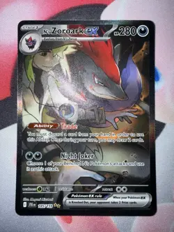 N's Zoroark ex 185/159 - Journey Together - Pokemon card - Image 3
