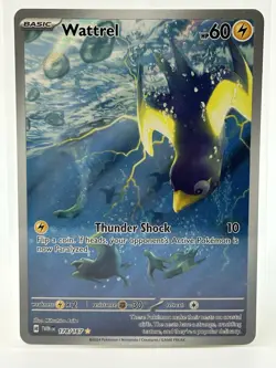 Pokemon TCG Wattrel Scarlet & Violet Twilight Masquerade Holo - Image 1