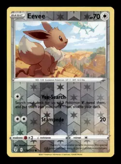 EEVEE 125/203 REVERSE HOLO COMMON EVOLVING SKIES NM/M - Image 1