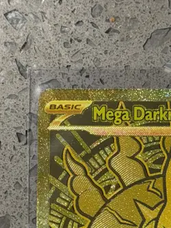 Mega Darkrai EX 120/084 Pokemon Pitch Black Full Art Gold Mega Hyper Rare 2026 - Image 4