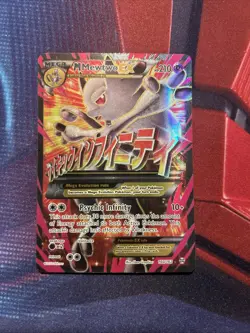 Pokemon Mega M Mewtwo EX (Full Art) 160/162 Breakthrough Holo - Image 2