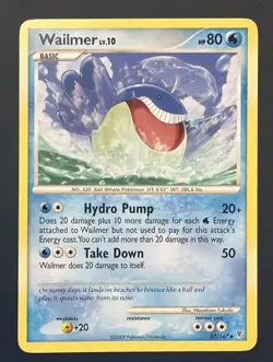 Wailmer Supreme Victors Pokemon TCG 87/147 Platinum Uncommon - Image 1