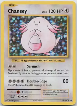 Chansey 70/108 R Evolutions Pokemon Holo LP C14-94 - Image 1