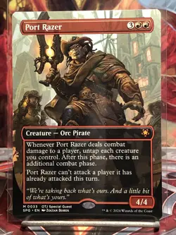 Port Razer (Non-foil) [Borderless] OTJ: Special Guests 0033 Mythic MTG - Image 1