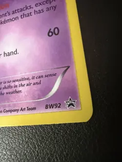 Pokemon TCG Card Rare Espeon BW92 Promo Black & White Holo 2013 NM - Image 2