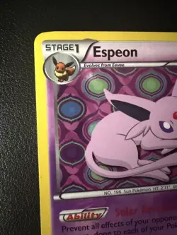 Pokemon TCG Card Rare Espeon BW92 Promo Black & White Holo 2013 NM - Image 3