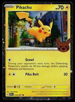 Pokemon Trick or Trade BOOster 2024 018/091 Pikachu - Image 1